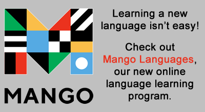 Mango Languages, new online language learning program.